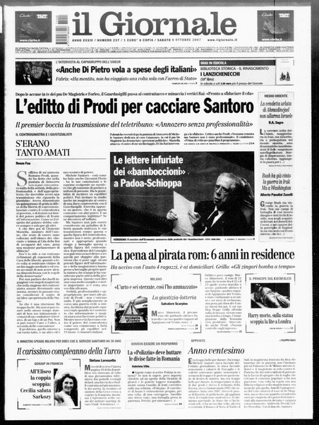 Il giornale : quotidiano del mattino